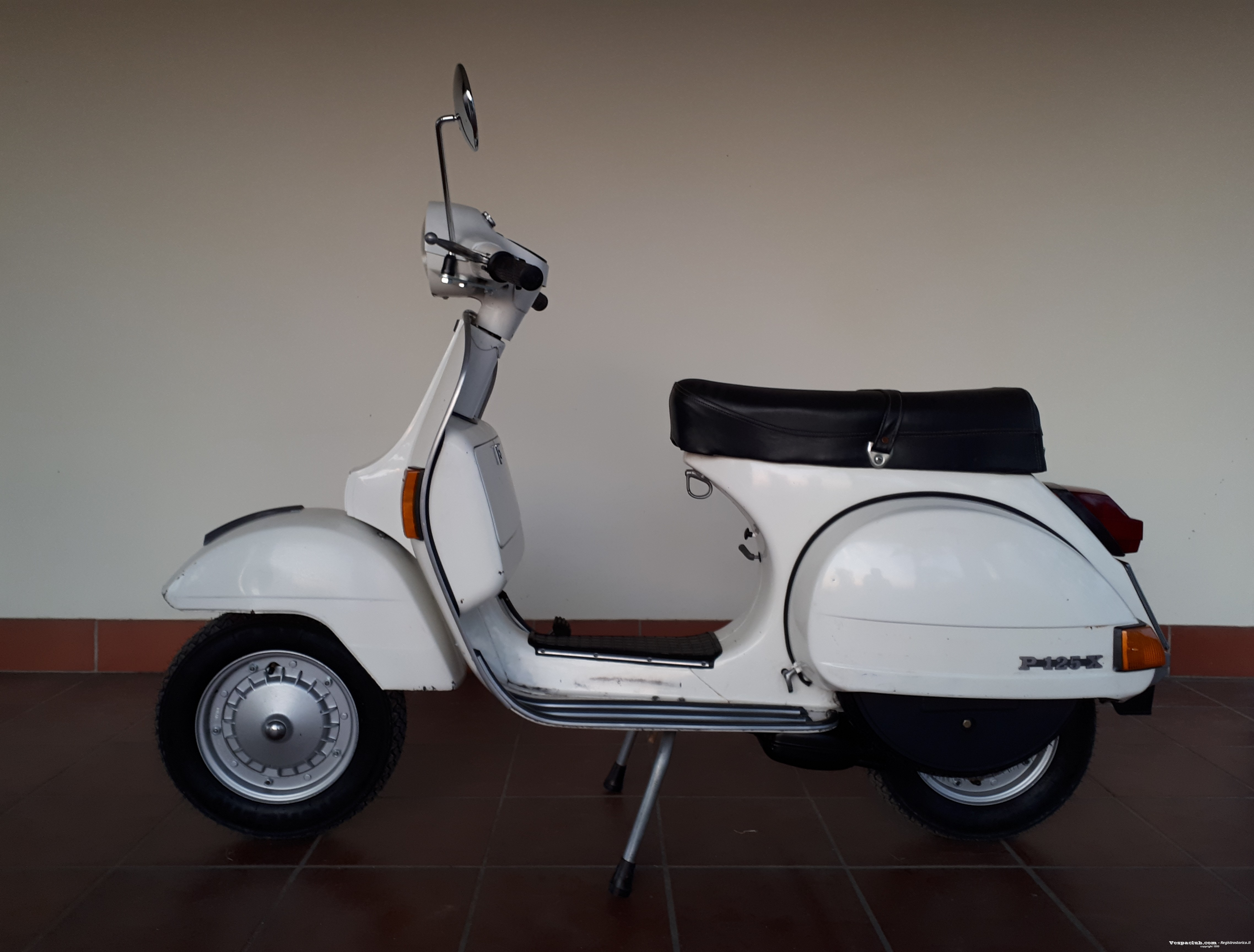Vespa p125x - lato sinistro