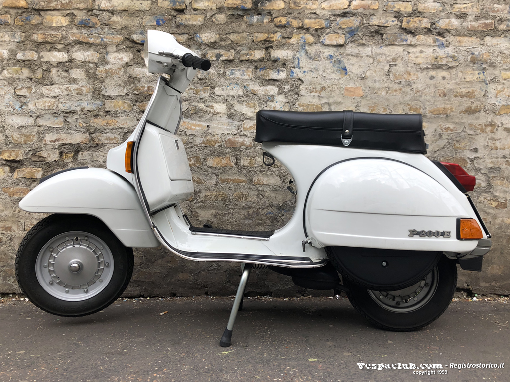 Vespa - lato sinistro