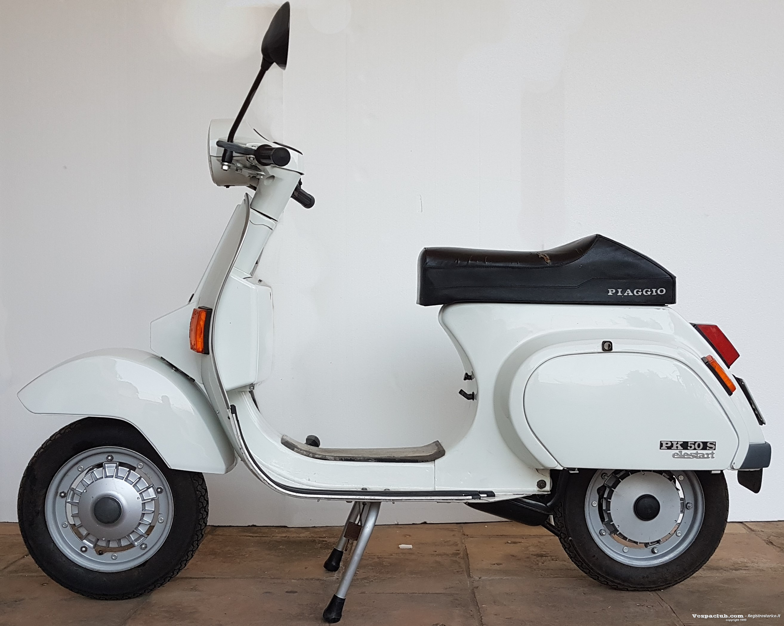 Vespa pk 50 s elestart - lato sinistro