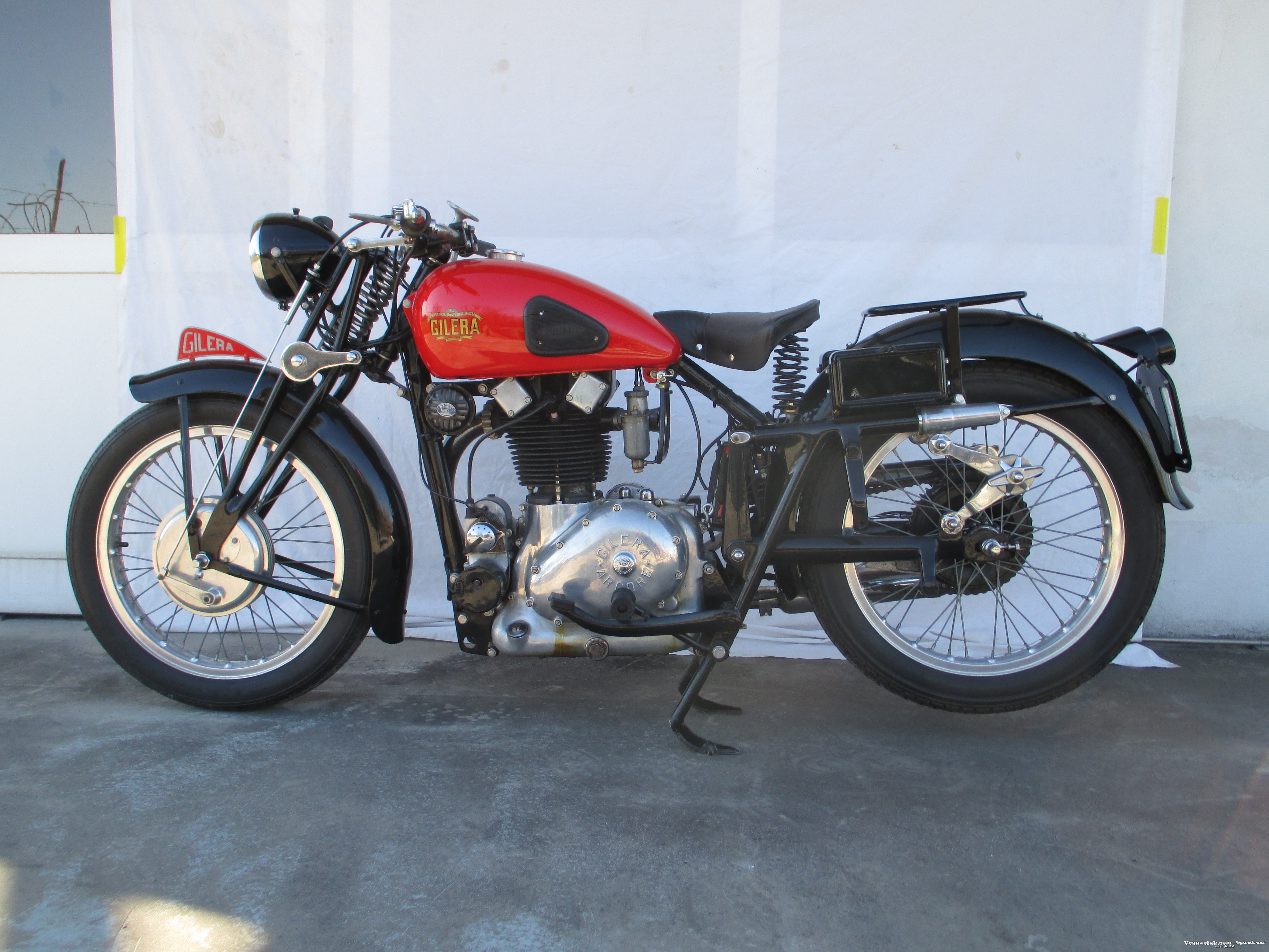 Gilera 500 - lato sinistro