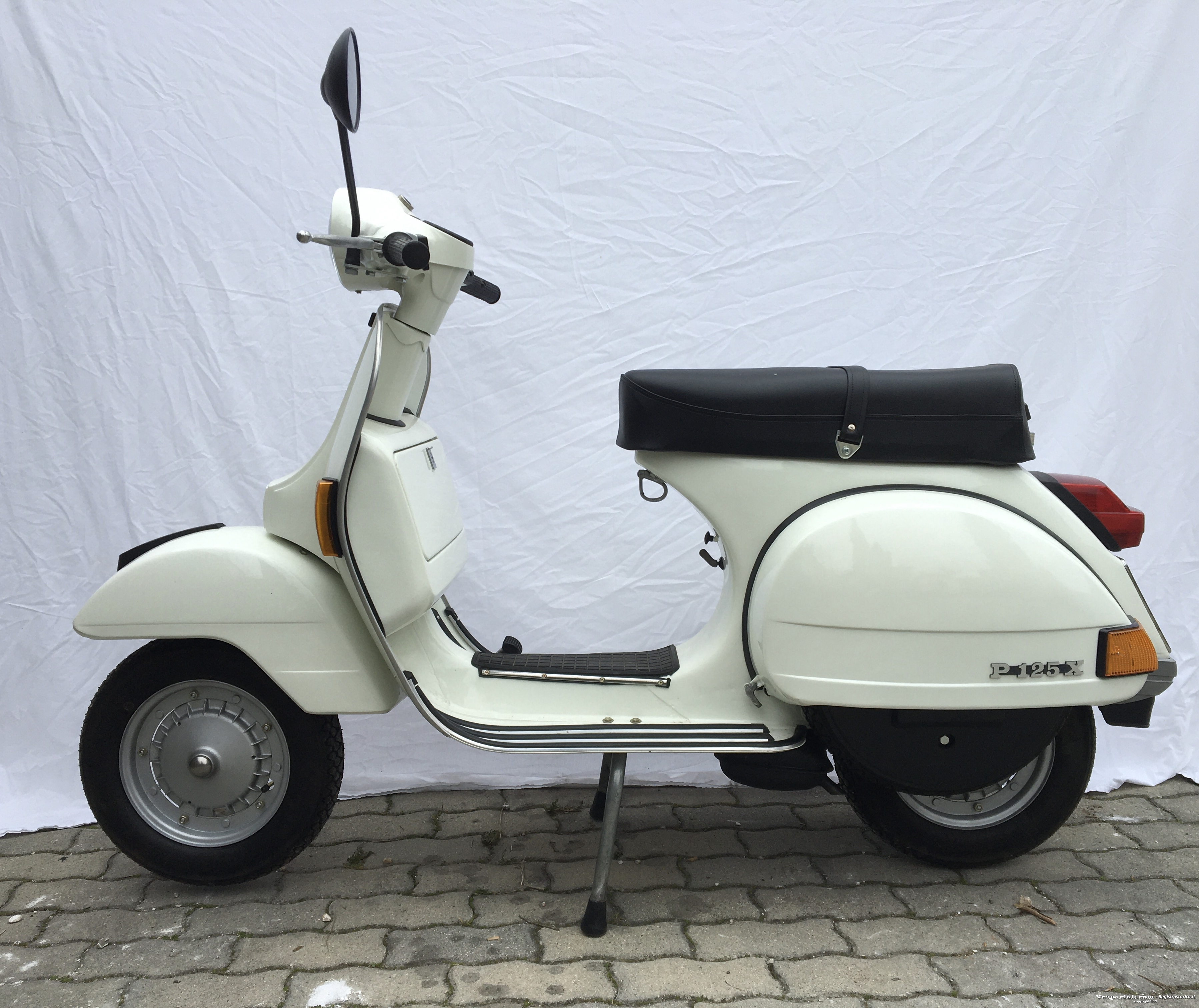 Vespa p125x - lato sinistro
